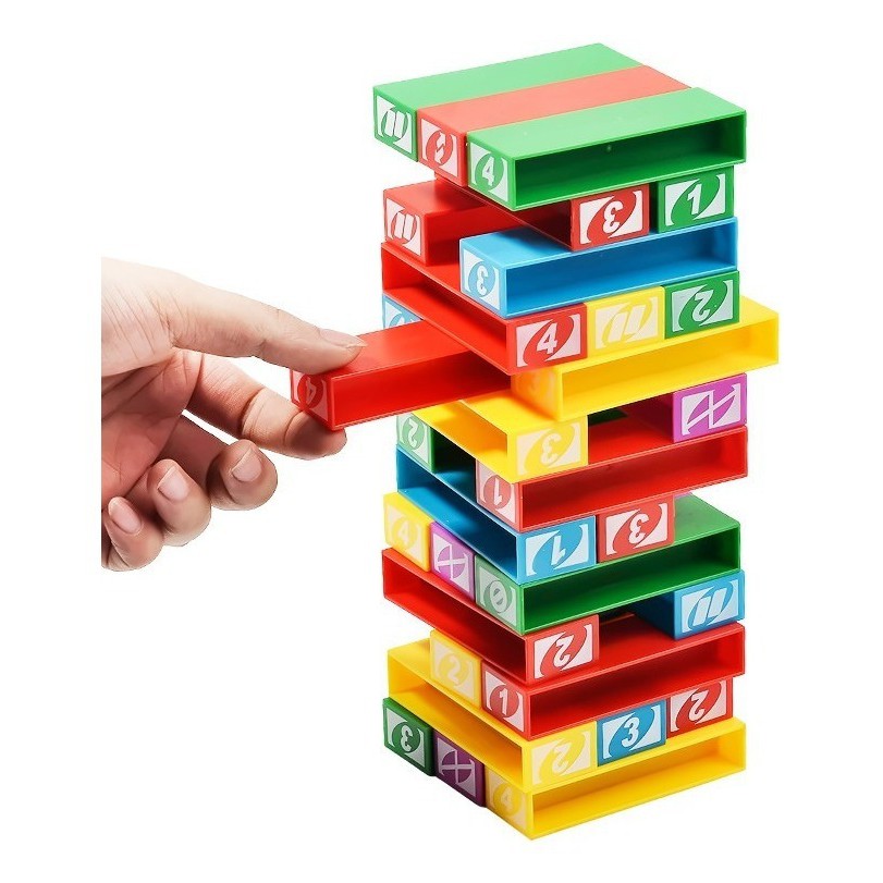 Jogo Uno Stacko da Mattel 45 Blocos - Mattel